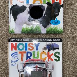 Kids Touch and Feel Sound Books (Group 5 - 2 books)