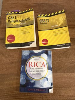 CSET CBEST RICA books