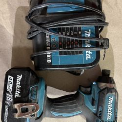 Makita 18V LXT Lithium-Ion Brushless 1/4 in. Cordless Variable Speed Impact Driver wich battery 4ah and charger