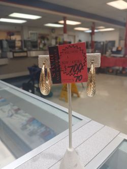 14k Shrimp Earrings