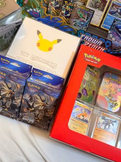 SEE DESCRIPTION FOR PRICES - Pokémon TCG Collection Lot with ETB and Booster Boxes