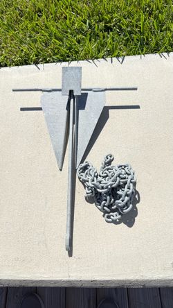 Anchor with chain