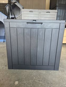 💥 30 Gallon Resin Deck Box Outdoor Storage Box with Lockable Lid – Waterproof Patio Container 🚀📦