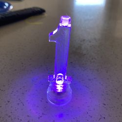 Number 1 Light Up Birthday Candle