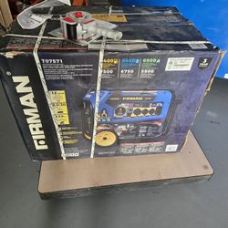 Firman Tri Fuel 7500W Generator, Brand New