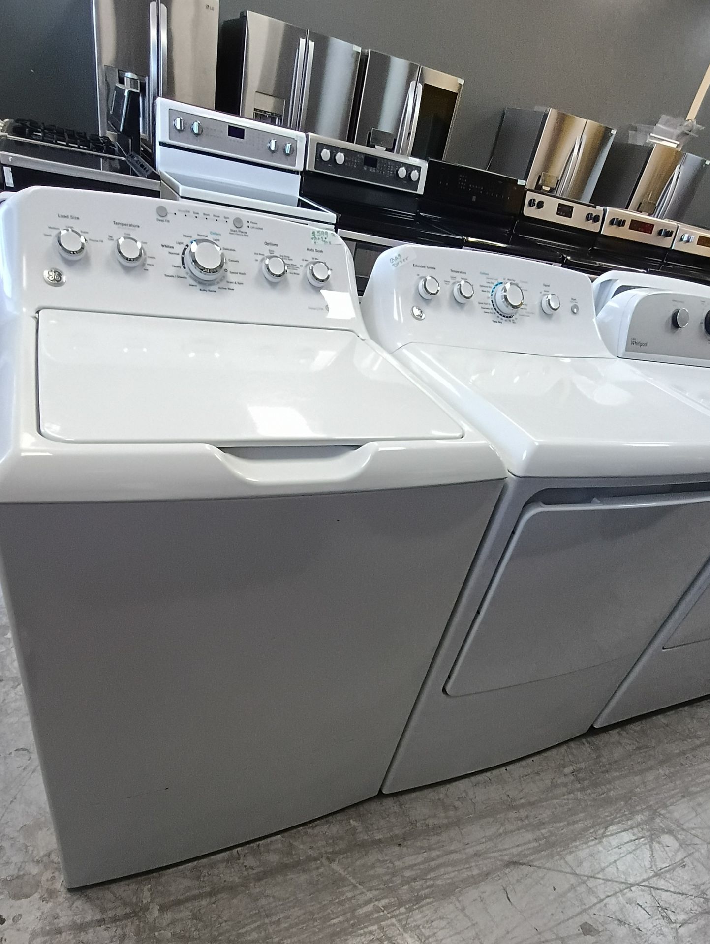 GE set top load washer GaS dryer with warranty delivery available fee depends on address π ππ£οΈ
