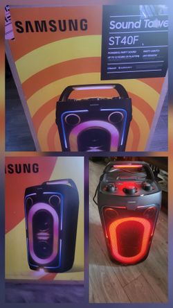 Samsung sound Tower portable party speaker with built in battery-black