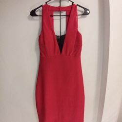 Red And Black Dress For Women Size 7