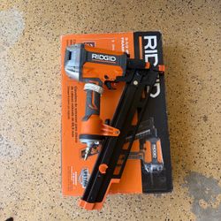 RIDGID Pneumatic 21-Degree 3-1/2 in. Round Head Framing Nailer
