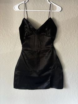 Satin mini dresses