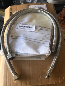 Sink faucet supply hose