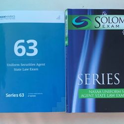 SERIES 63 - Prep (2 Workbooks: Knopman & Solomon)
