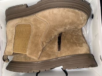 Brown Suede Boots