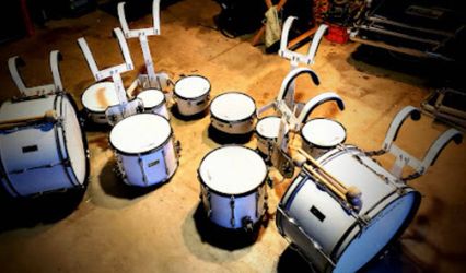 6 piece marching drums