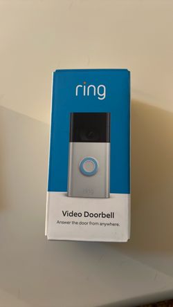 Ring video doorbell