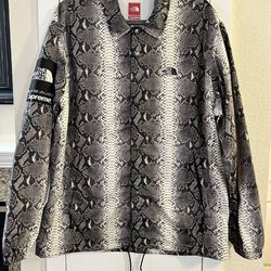 Supreme X The North Face Snakeskin Coaches Jacket 