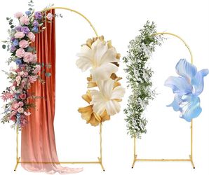 Metal Arch Backdrop Stand Set of 2 (7.2FT and 6FT) -NEW (3449/3)