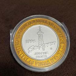 Vegas $10 silver casino token