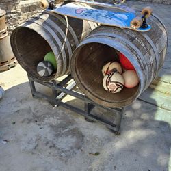 Dog Houses Wine Barrel