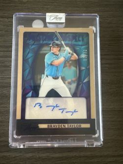 Brayden Taylor 2025 Panini Three & Two Pristine Prospect Auto /32