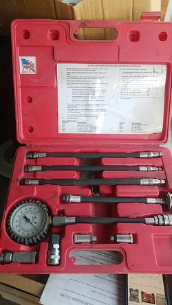 Gasoline compression testin kit made in usa