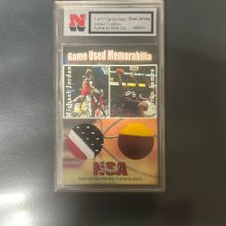 1 Of 1 Jordan/James.   Dual Game Jersey Card 