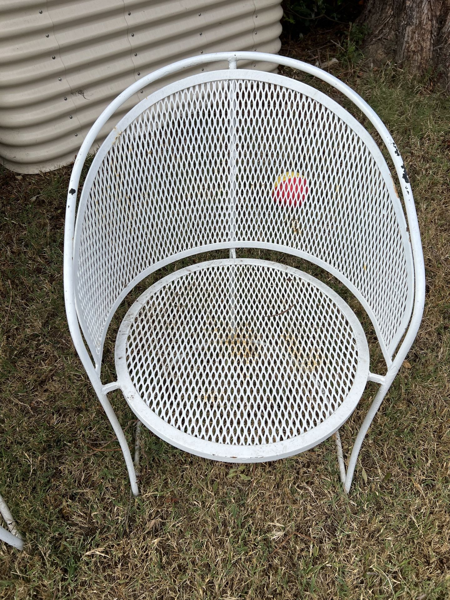 Vintage Iron Patio/Garden Bench & 2 Chairs