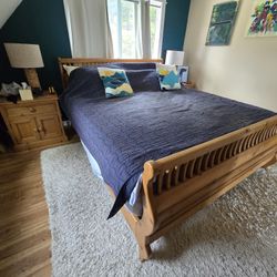 King Bed Frame And Night Stands
