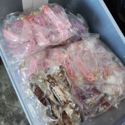 Large Lot Of Kawaii Boba Keychains (150+)