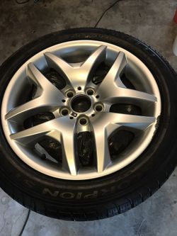 2008 BMW X3 New Tire on Used Rim