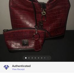 Dooney and Bourke Shoulder Bag And Wallet 