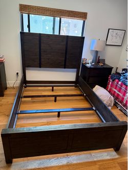 Queen Bed Frame (mattress and night stands if desired)