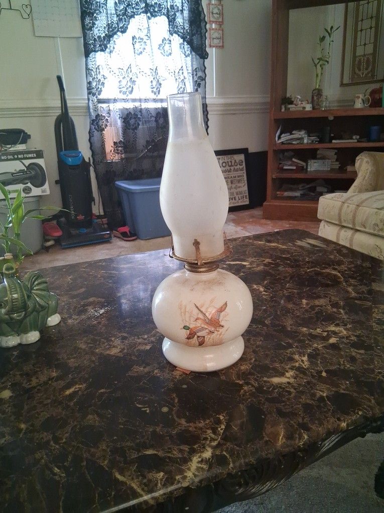 Vintage Farm Oil Lamp