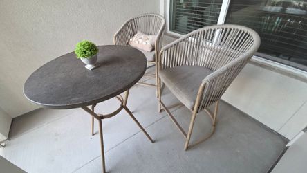 Style Selections Willow Terrace 3-Piece Patio High Bistro Set Collection
