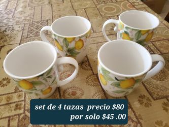 Set De 4 Tazas