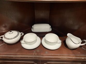 Tea Set White For Two