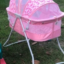 Pink Bassinet 