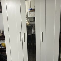 Brimnes Wardrobe Closet (White)
