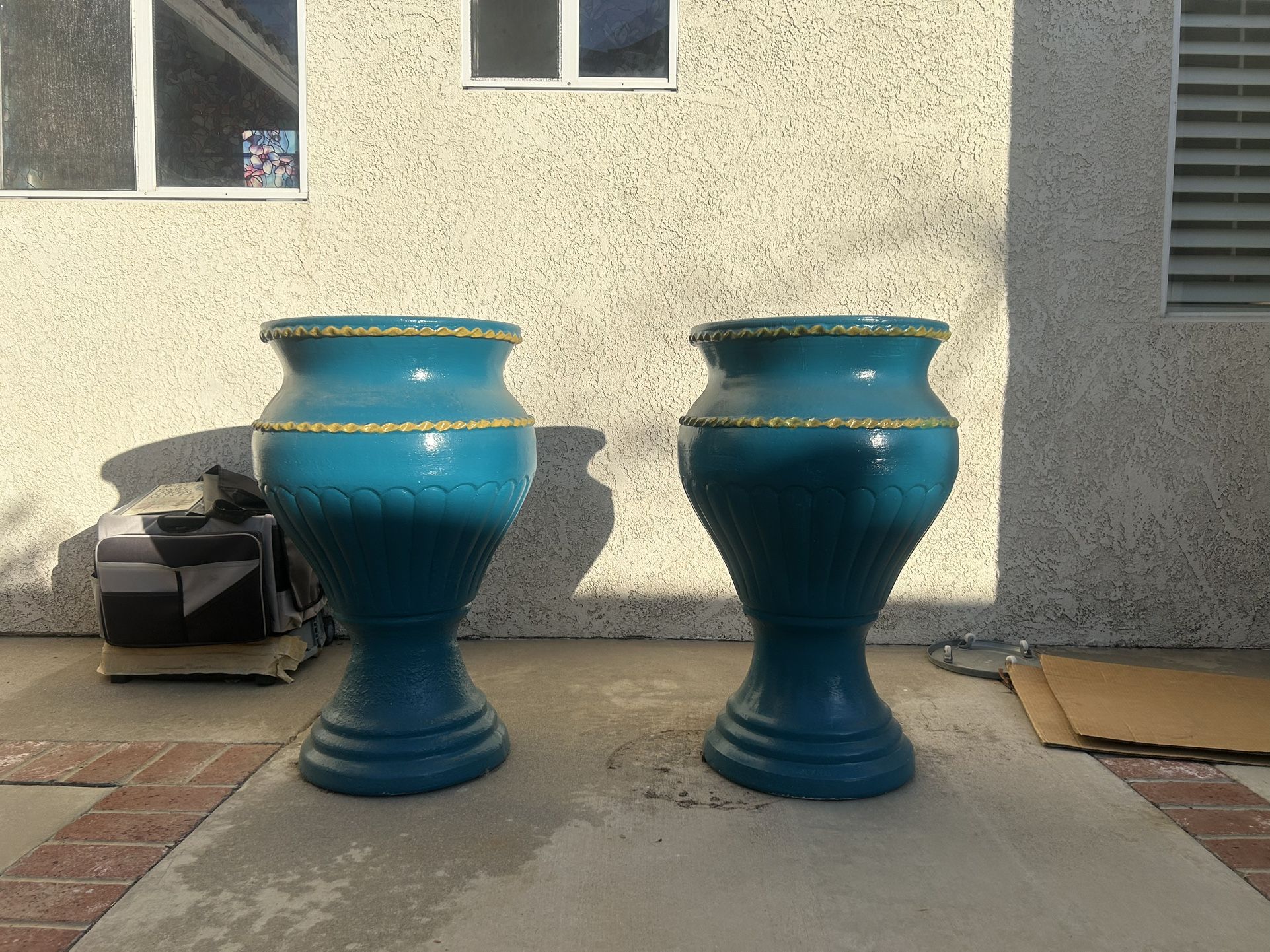 2 CUSTOM PLANTERS
