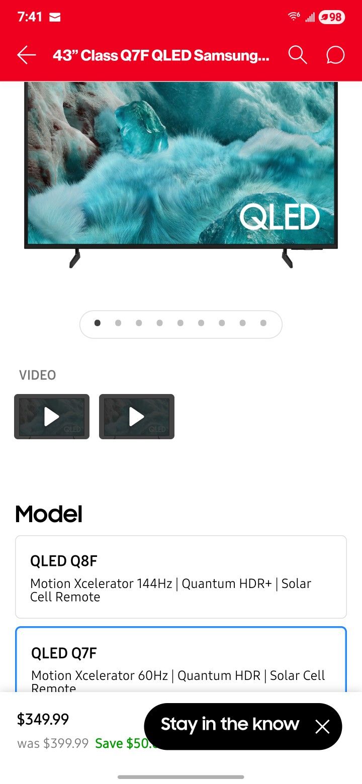 Samsung QLED Tv