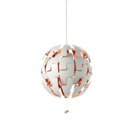 Ikea PS2014 White & Copper 14" Pendant Lamp Lamp
