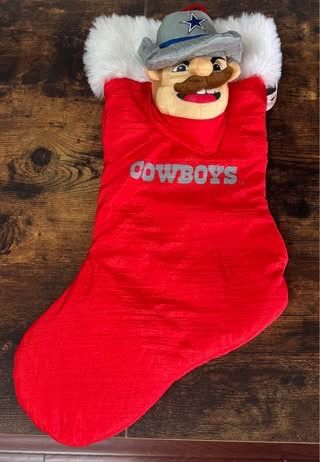Vintage NFL Dallas Cowboys 1997 Mascot Stuffins Stocking just $7