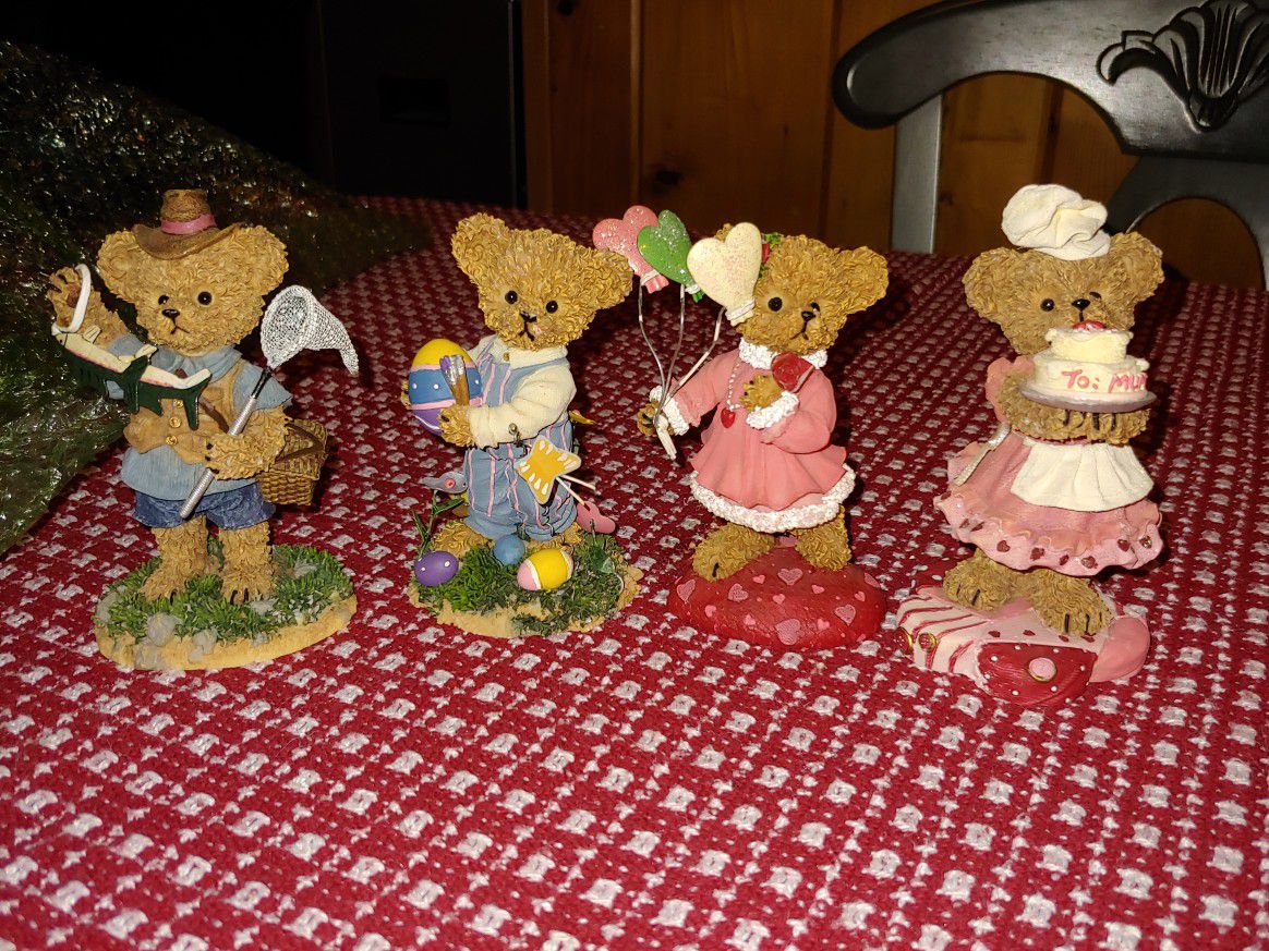 Collectable kuddles Korner bear figurines