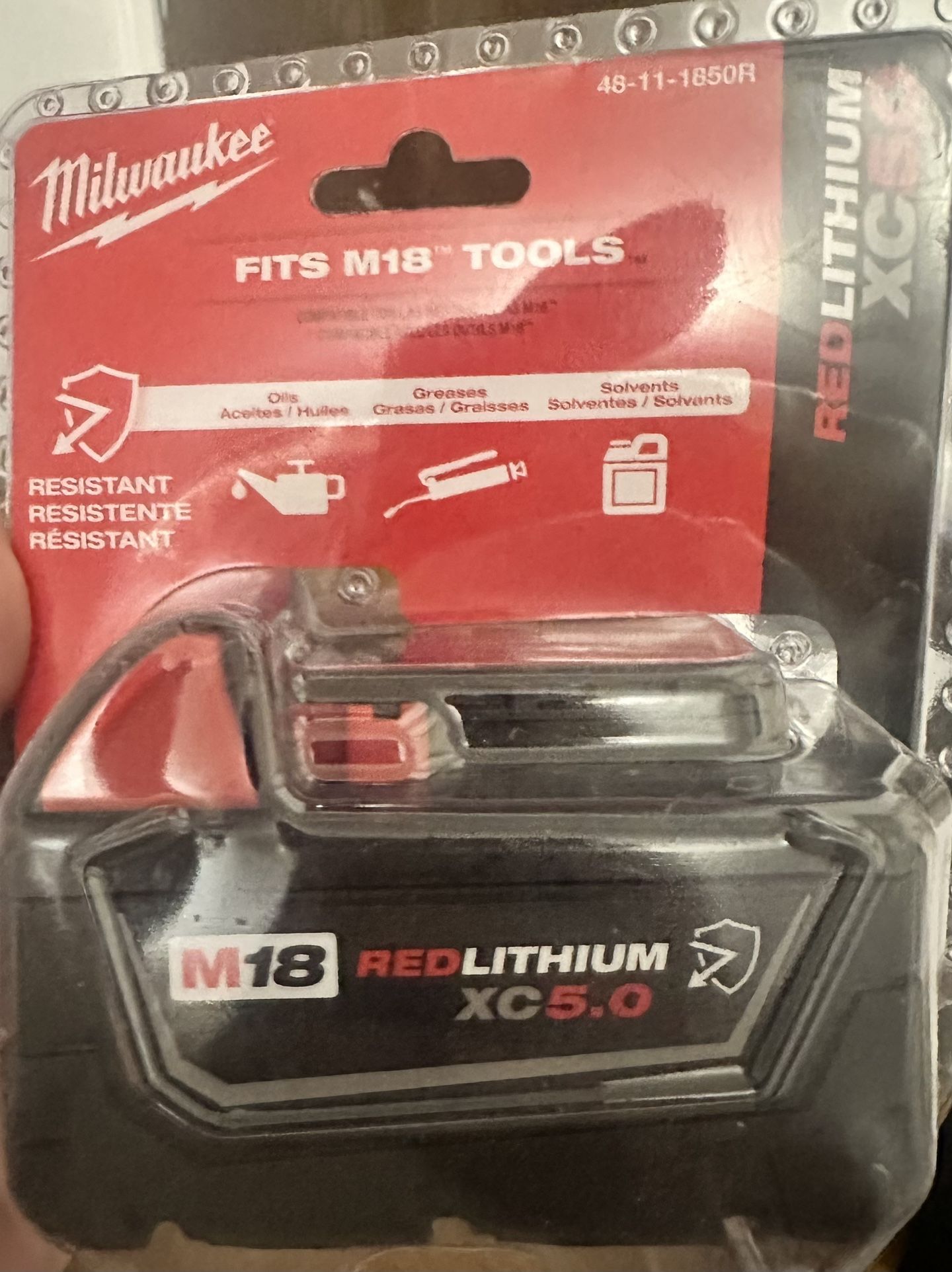 M18 5.0 Resistant Milwaukee Battery