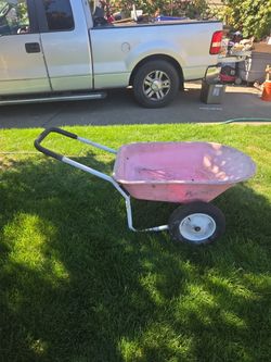 Double wheel wheelbarrow