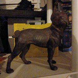 Early 1900s Castiron Door Stoop 8 Inches Tall inches Wide Roughly 8 Pounds