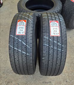 LT 245 75 R16 BRIDGESTONE V-STEEL RIB 265