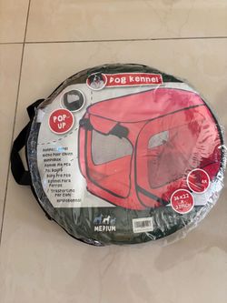 Gently used Large pop up dog kennel