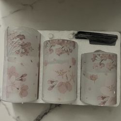 LED Pillar Candles (3 Pack)