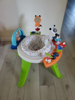 Fisher-Price 3-in-1 Spin & Sort Infant Activity Center and Toddler Play Table